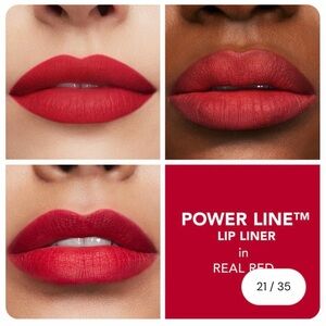 Buxom Power Line Lip Liner in Bold Red